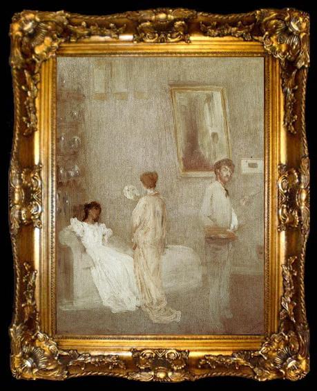 framed  James Abbott McNeil Whistler The Artist in His Studio, ta009-2